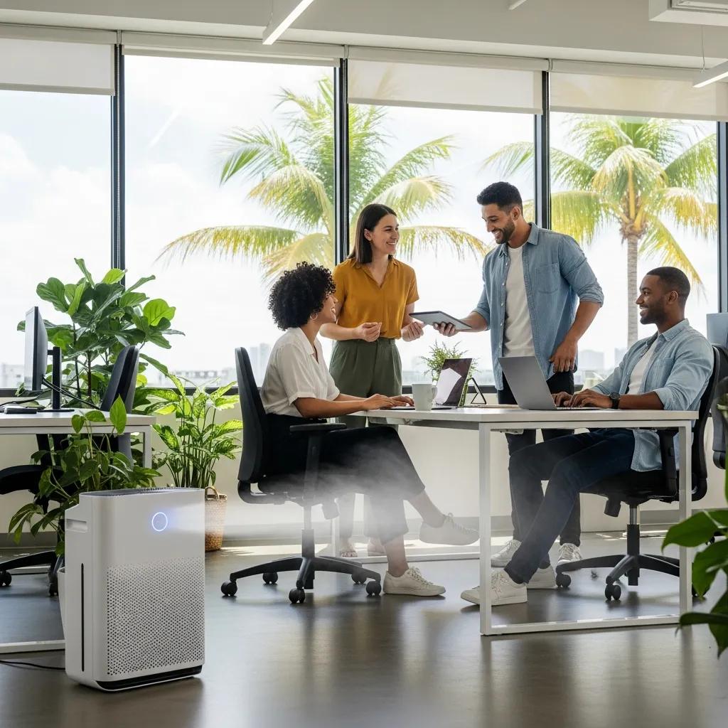 Indoor air quality solution enhancing comfort in a Miami office environment